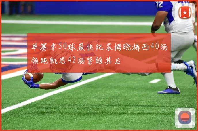单赛季50球最快纪录揭晓梅西40场领跑凯恩42场紧随其后